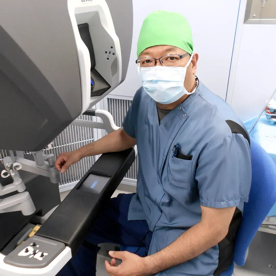 ロボット支援下肝S6亜区域切除術