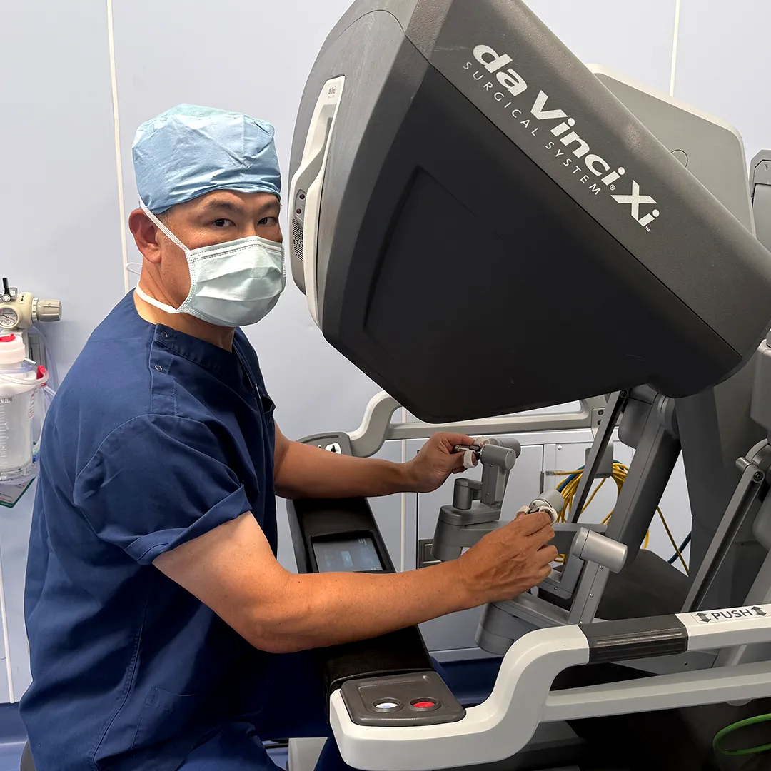 ロボット支援腹腔鏡下左尿管-膀胱新吻合術 case2